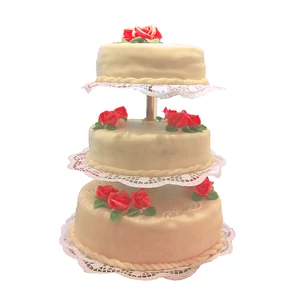 3 emeletes esküvői torta 6
