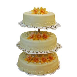 3 emeletes esküvői torta 4